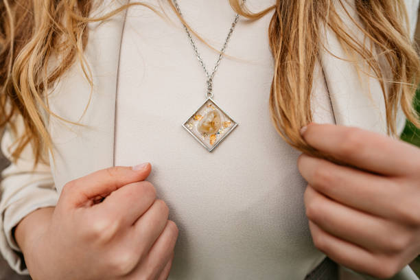 istock Close-up Of A Young Woman's Necklace 1403251448