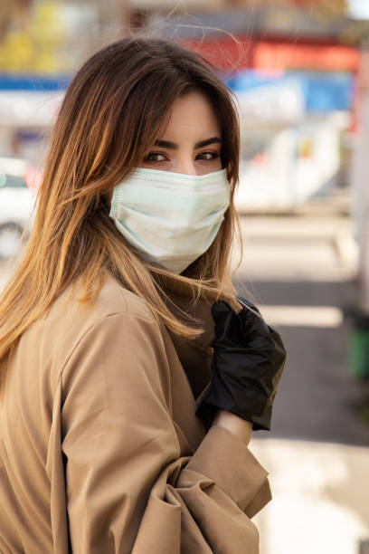 istock woman in mask 1403254145
