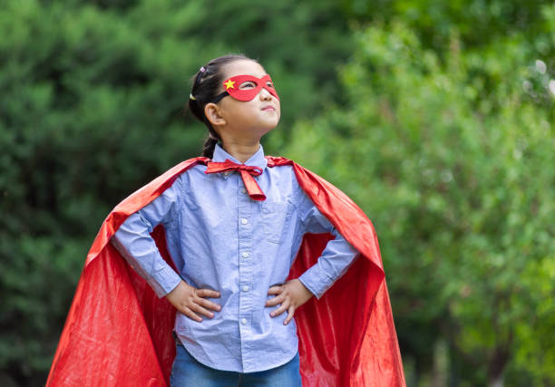 istock Supergirl Face Challenges with Confidence 1403259259