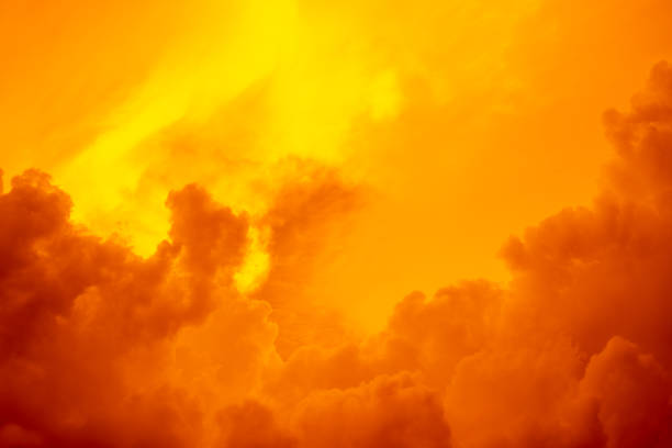 golden clouds looked powerful and majestic.