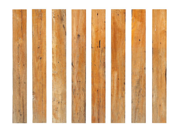 istock Wood plank weathered damaged set 1403282326