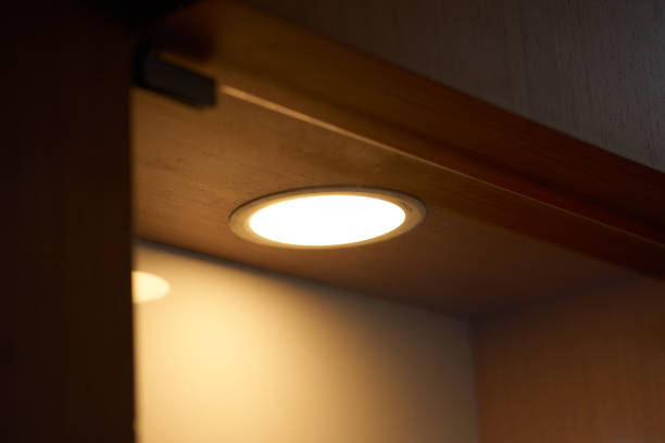istock Low Angle View Of Illuminated Lamp - stock photo 1403288859