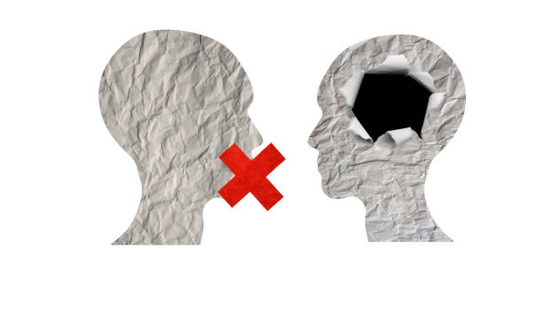 istock Two heads made of paper 1403290001