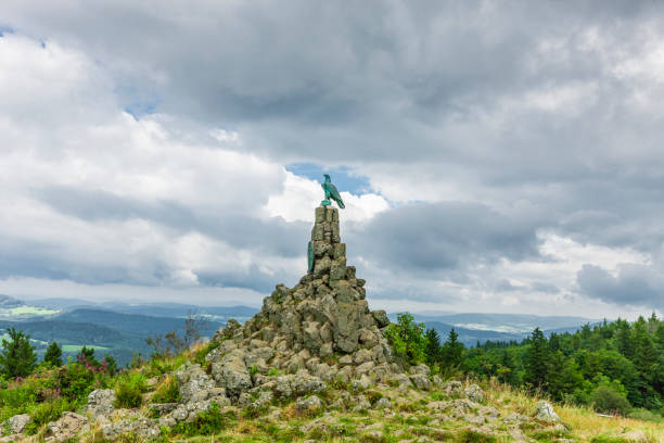 Airmen monument on the Wasserkuppe in the Rhön in Hesse