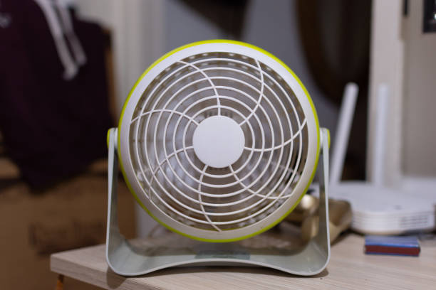 istock Small electric desk fan 1403294966