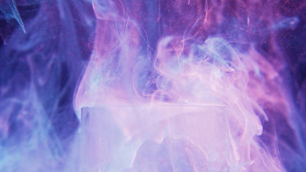 istock iridescent glow background neon glitter fluid ice 1403295984