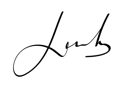 Imaginary signature or autograph