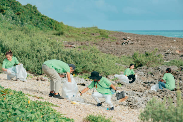 istock Community Volunteer Groups on the Beach 1403303303