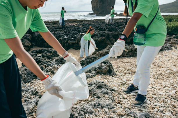 istock Community Volunteer Groups on the Beach 1403303398