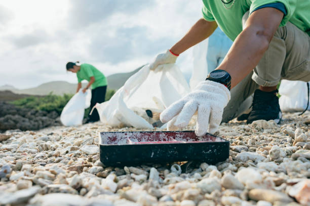 istock Community Volunteer Groups on the Beach 1403303542