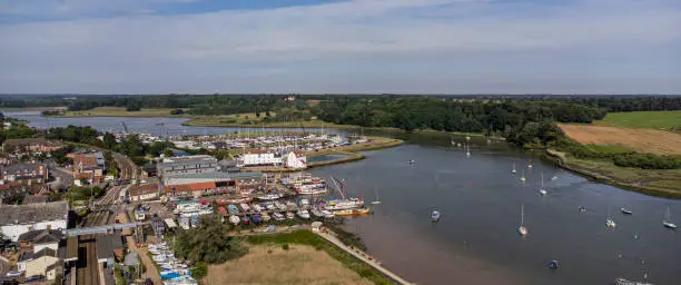 Photo of Woodbridge Town and Deben River