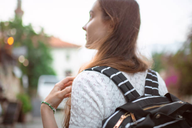Woman enjoying travel in Turkey
