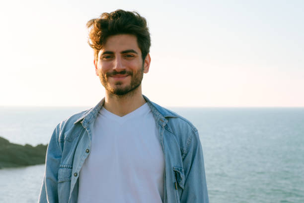 istock Man smiling portrait outdoor 1403308002