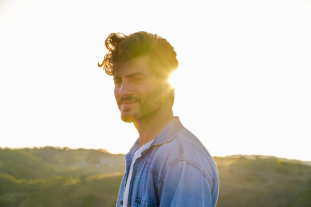 istock Man smiling portrait outdoor 1403308003