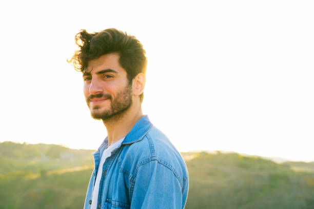 istock Man smiling portrait outdoor 1403308004