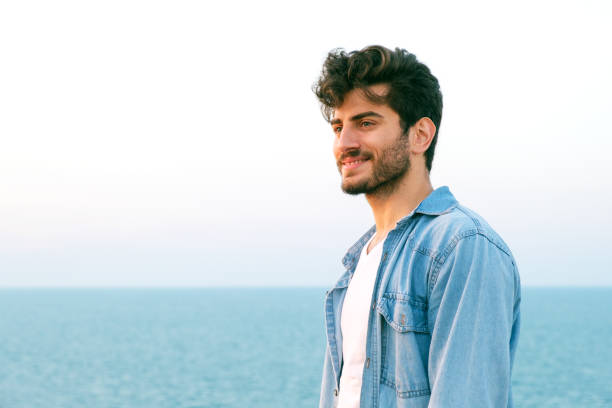 istock Man smiling portrait outdoor 1403308043