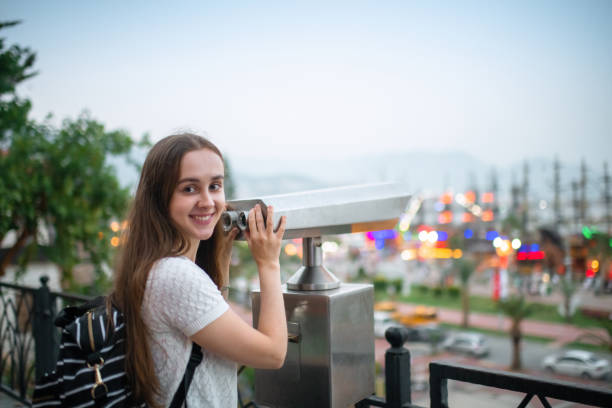 Woman enjoying travel in Turkey