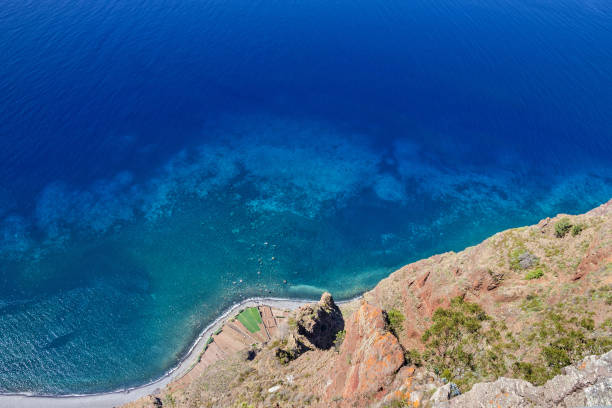 istock Ocean beach, Madeira island, Atlantic, Portugal 1403315092