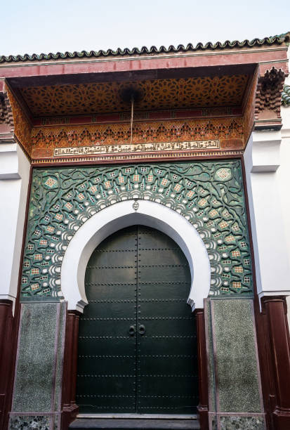 istock Morocco, Tanger old mosque door 1403315136