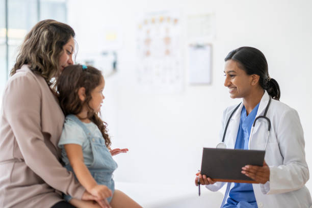 istock At the Doctors With Mom 1403316750