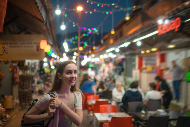 istock Young traveler exploring old city district in Turkey 1403317383