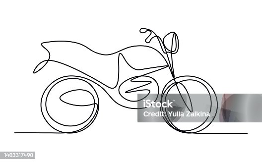 475 Simple Motorcycle Drawing Illustrations & Clip Art - iStock