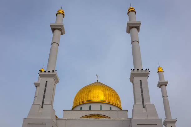 istock Nur Astana Mosque (Nur Astana Meshiti) in Nur Sultan, Kazakhstan. 1403317938