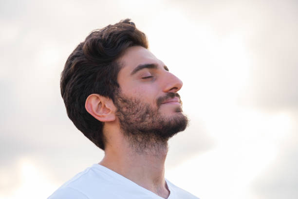 istock Man looking away portrait at sunset 1403321542