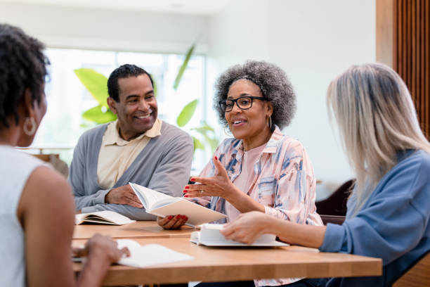 istock Diverse group meets at the coffee shop 1403322560