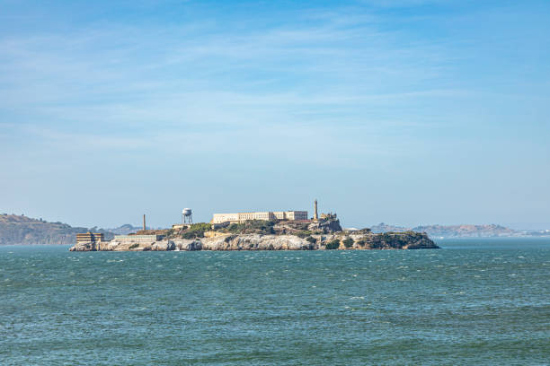 Facade of the Alcatraz prison in San Francisco, California