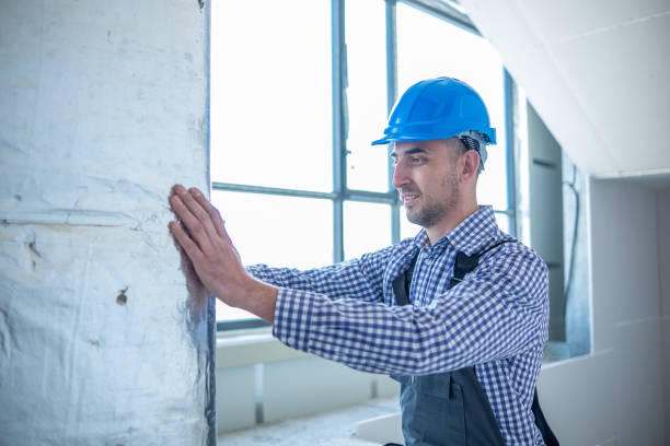 istock Technician of air conditioning on the construction site. 1403324445