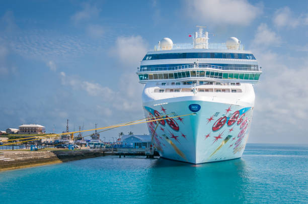 Royal Naval Dockyard, Bermuda- May 24, 2022- The cruise ship \