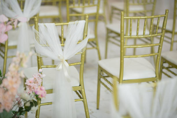 istock wedding chair decoration, event chair 1403349464