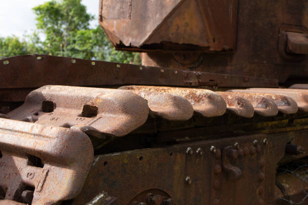 istock The old British WW2 Churchill Tank 1403360646