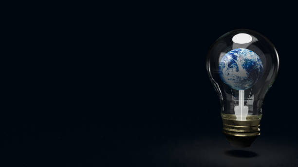 istock The earth in bulb  for business or sci concept 3d rendering 1403364845