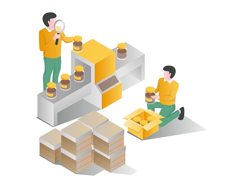 Honey product packaging process and quality control