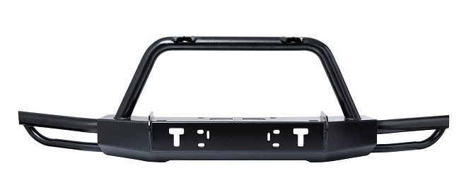 front bumper of a pickup truck