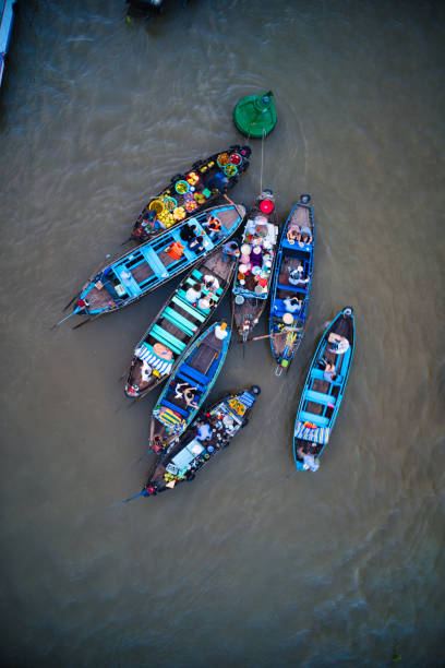 istock Cai Rang floating market in Can Tho. 1403379040