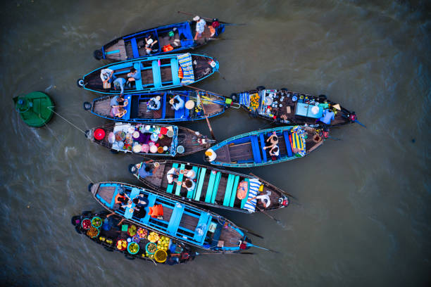 istock Cai Rang floating market in Can Tho. 1403379045
