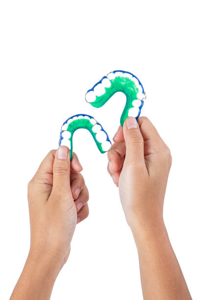 Retainer green on a white background, isolated stock photo