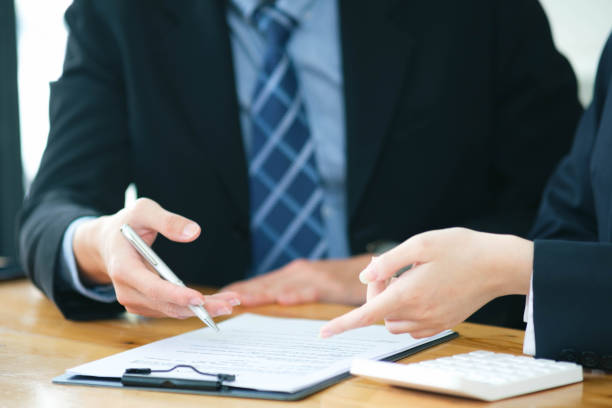 istock Business people discussing business strategy. 1403384052