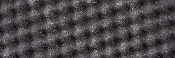 istock Foam sound protect wall texture. Audio recording background. Pyramid shape 1403384275