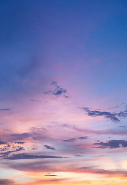 istock Natural sky background at sunrise or sunset.  Sky with colorful clouds 1403389674