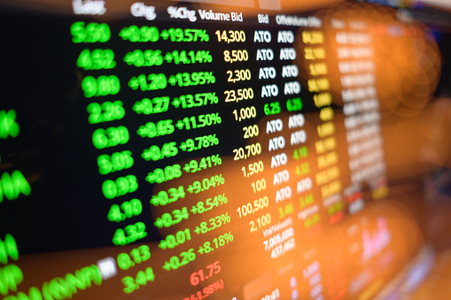 Uncertainty investment Globol financial market asset managing in high risk asset analyzing financial chart trading invest data price crypto currency market graph