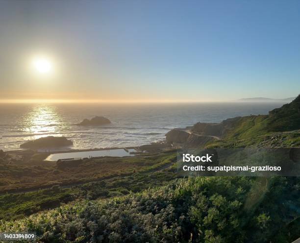 Lands End San Francisco California Usa Stock Photo - Download Image Now - American Culture, Bay of Water, Beach