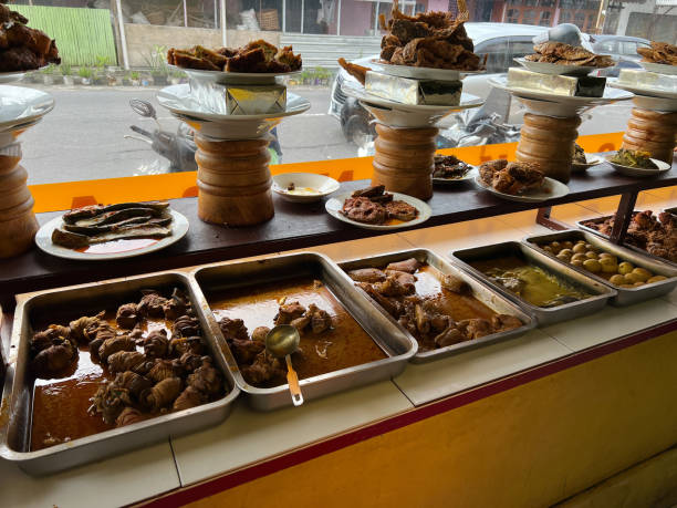 istock Padang rice curry, Indonesian Culinary 1403396986