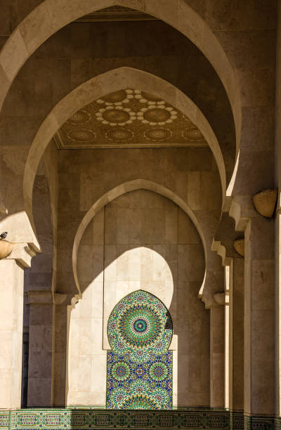 istock Casablanca, Morocco. Mosque Hassan II arcade gallery 1403401298