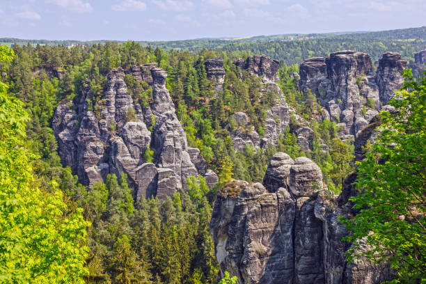 istock Rock landscape, Saxon Switzerland, Germany. 1403401963