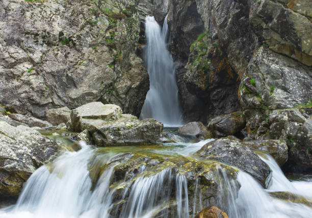 Waterfall in the Calderes river, Ba?os de Panticosa, Huesca Pyrenees, Spain