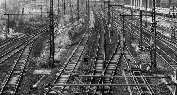 istock High Angle View Of Railroad Tracks 1403416755